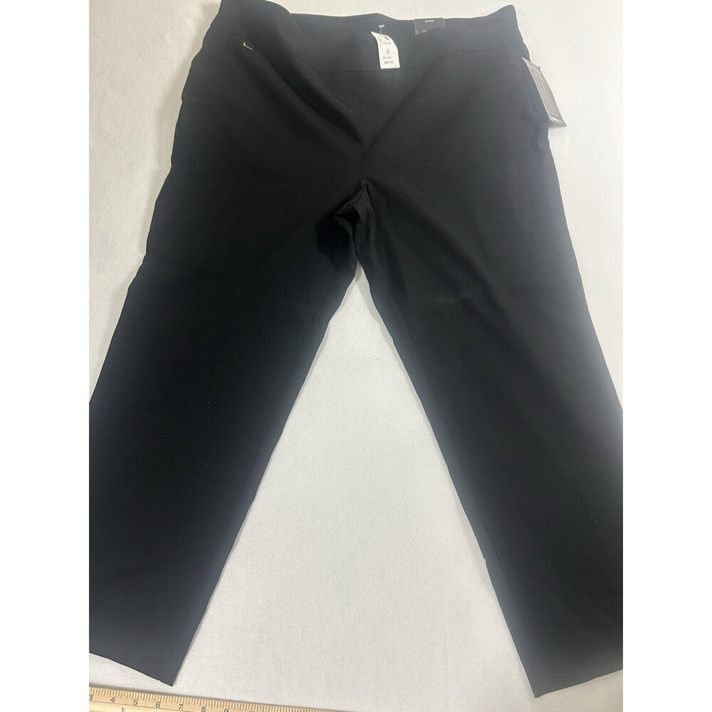 Avenue Women's Dress Pants Size 22P Black Stretch NEW 282